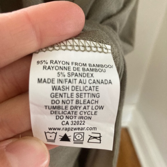 Rapz sage green harem jumpsuit (one size) - Picture 6 of 6